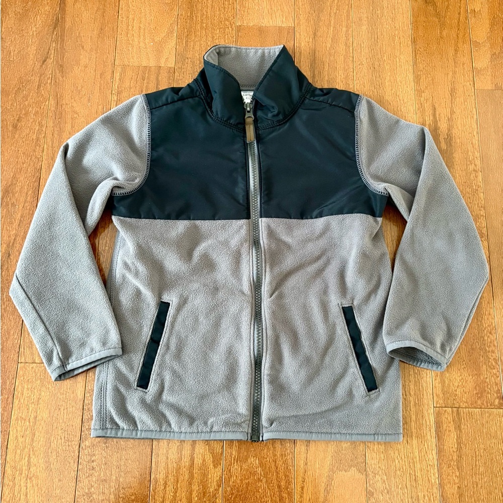 Kids Zip Up Fleece Sweater Jacket Size 6